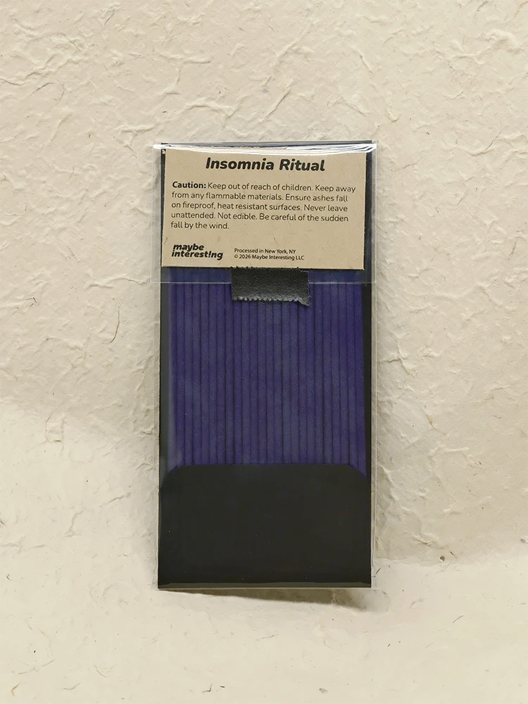 Lavender scented premium incense sticks on organic paper