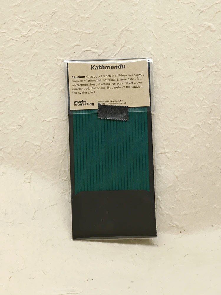 Sandalwood scented premium incense sticks on organic paper