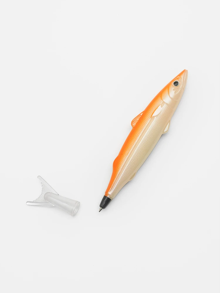 Fish ballpoint pen without tail cap